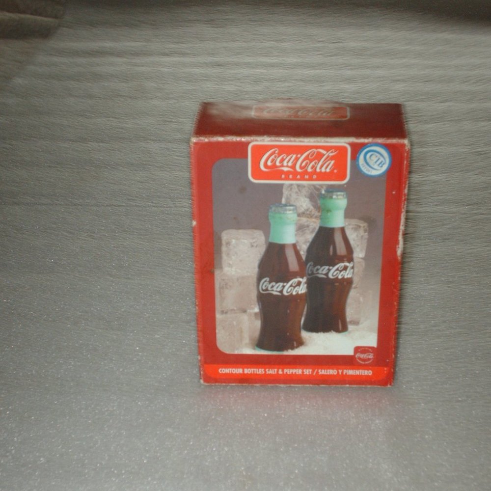 Coca Cola porcelain salt & pepper shaker set